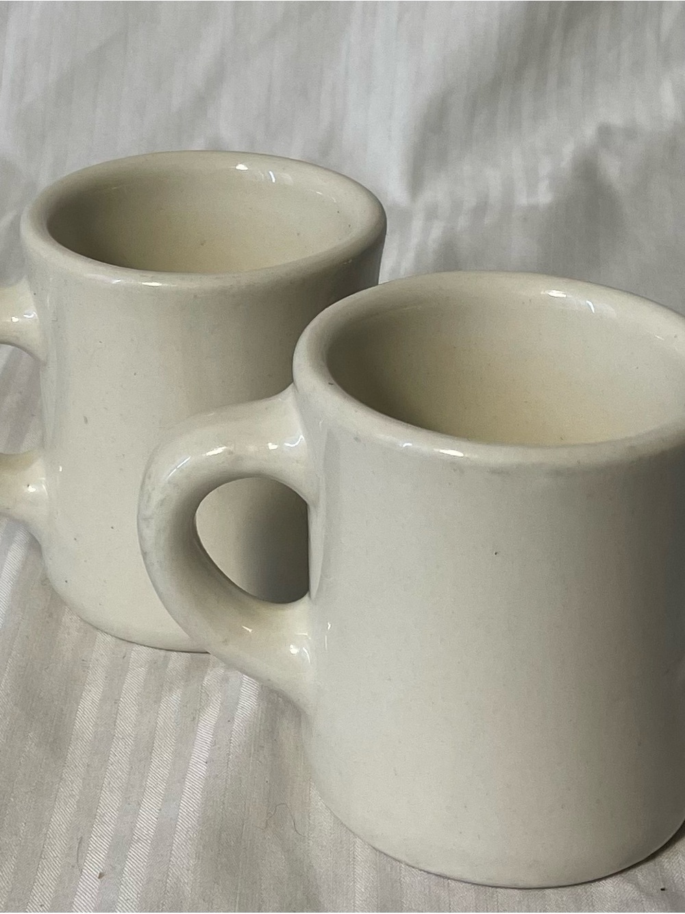 2 vintage Victor coffee mugs